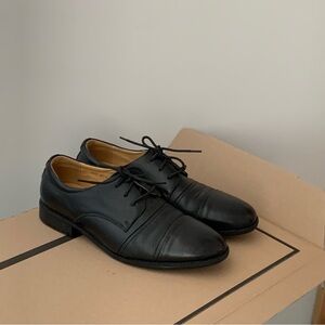 Classic Black Leather Men's Dress Shoes